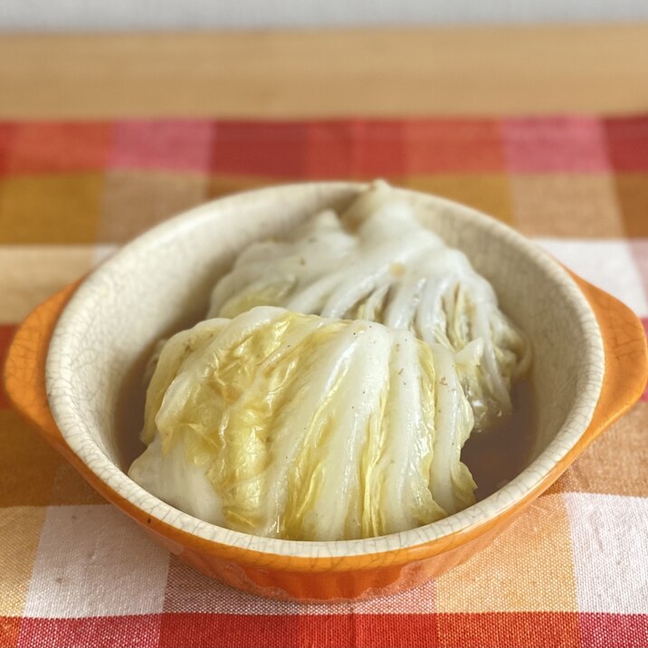 電子レンジで!ロール白菜!